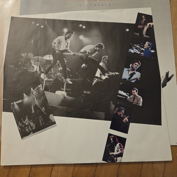 Huey Lewis and the News Small World vintage vinyl record album GUC - Picture 2 of 10